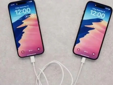 海头镇苹果15维修店分享iPhone15可以给安卓充电吗 