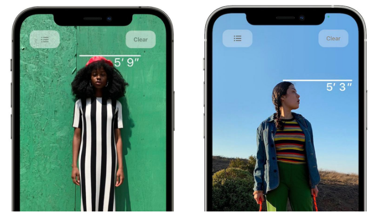 海头镇苹果服务网点分享通过iPhone激光雷达测量身高方法教程 